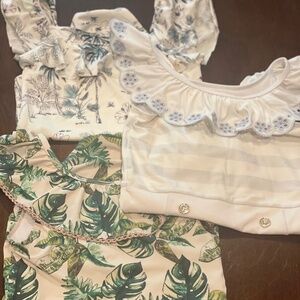 Janie and Jack Girl Size 8 Bathing Suits